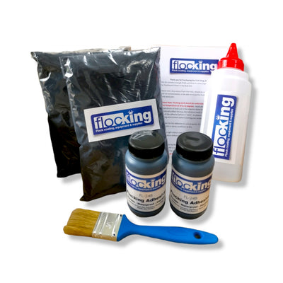 Flocking Fibre Powder Adhesive DIY Flocking Kit Twin Pack