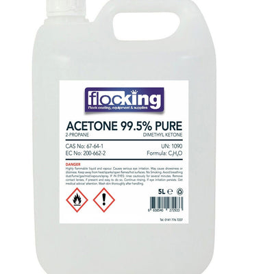 Diluente epossidico acetone floccato a solvente